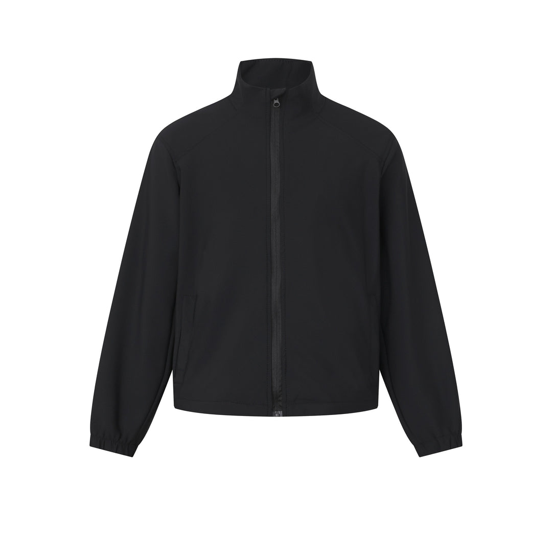 Unisex Kurz geschnittene leichte Softshelljacke mit Stehkragen und elastischen Bündchen Nord Taschen