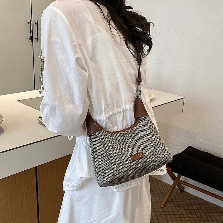 Damen Handtasche mit stilvollem Gewebe Nord Taschen