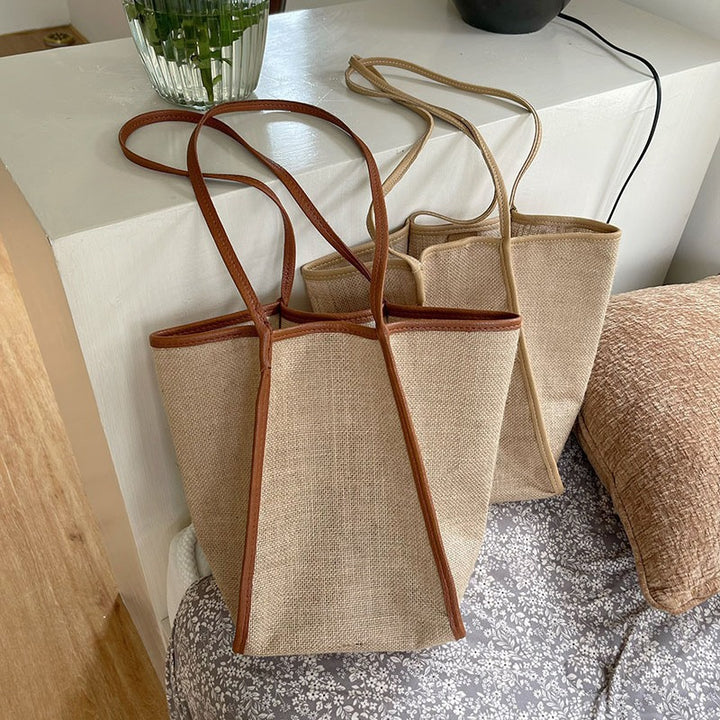 Damen Strandtasche mit eleganten Akzenten und abnehmbarem Innenbeutel Nord Taschen