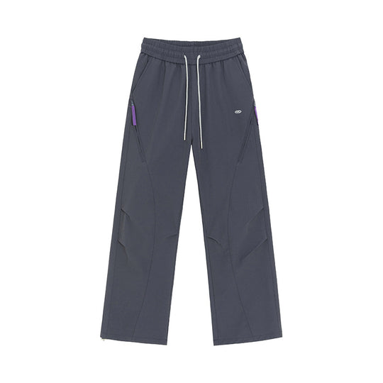Damen Weite Utility-Trainingshose mit elastischem Bund, Reißverschlusstaschen & verstellbarem Saum Nord Taschen
