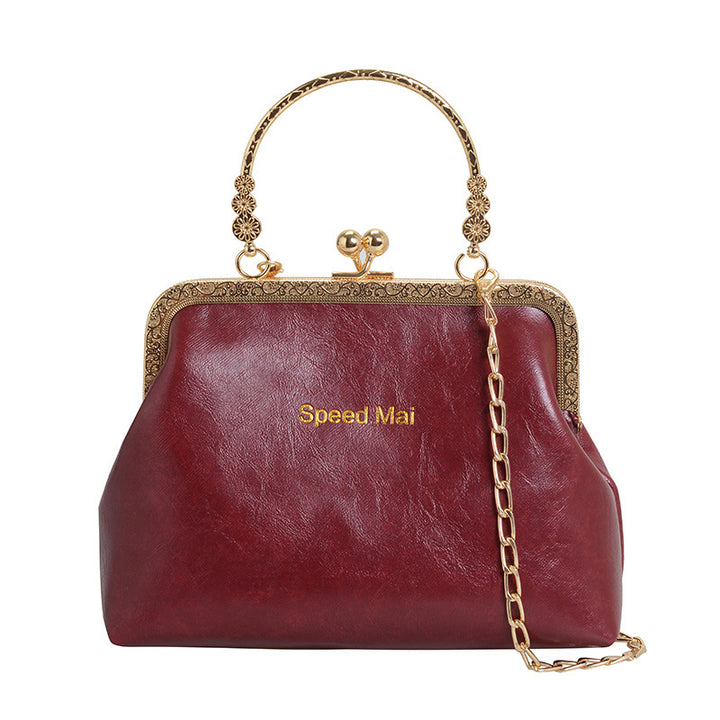 Damen Vintage-Handtasche mit elegantem Kettenriemen Nord Taschen