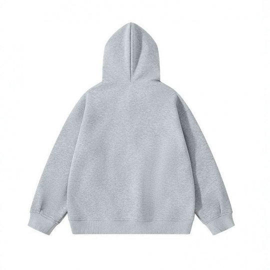 Unisex Oversize Kapuzenpullover mit integriertem Hemdkragen im Layering‑Look Nord Taschen
