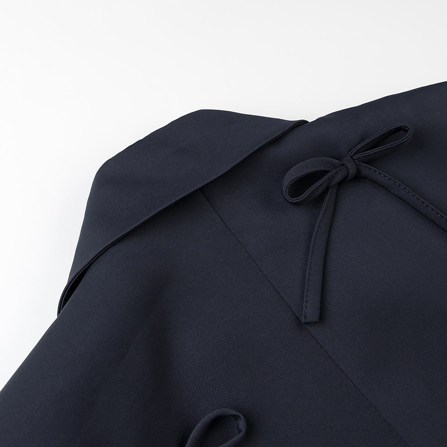 Damen Boxy‑Blazer mit dekorativen Schleifen, Reverskragen und legerer Silhouette Nord Taschen