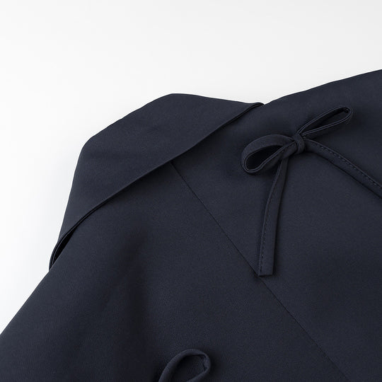 Damen Boxy‑Blazer mit dekorativen Schleifen, Reverskragen und legerer Silhouette Nord Taschen