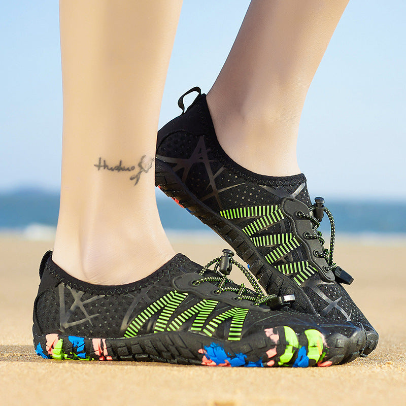 Damen Wassersportschuhe mit schnelltrocknendem Obermaterial und rutschfester Sohle