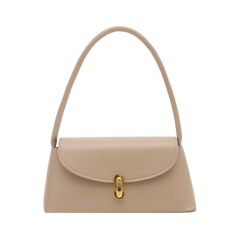 Damen elegante Handtasche mit geschwungenem Design und hochwertigem Kettenverschluss Nord Taschen