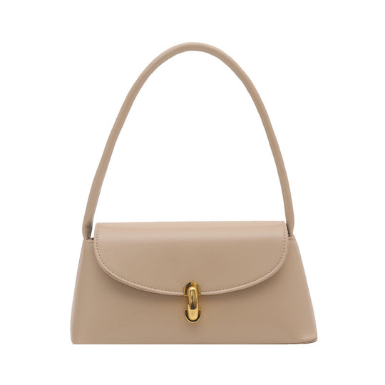 Damen elegante Handtasche mit geschwungenem Design und hochwertigem Kettenverschluss Nord Taschen