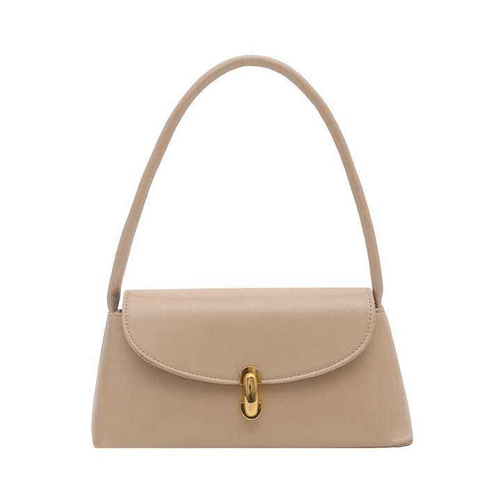 Damen elegante Handtasche mit geschwungenem Design und hochwertigem Kettenverschluss Nord Taschen