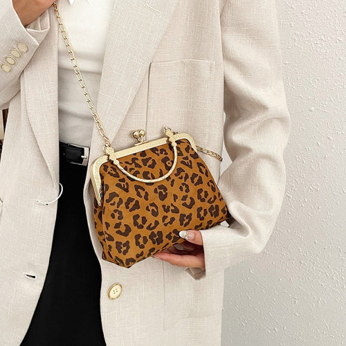 Damen elegante Clutch-Tasche mit Kettenriemen und floralem Verschluss Nord Taschen