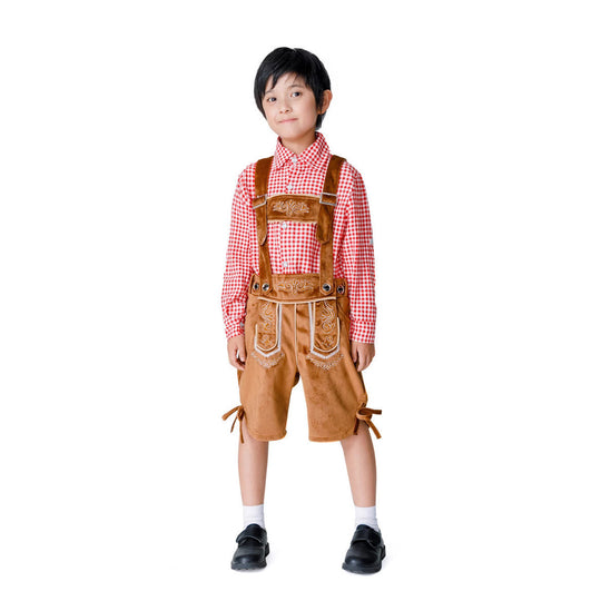 Jungen Trachten-Shorts mit eleganten Stickereien Nord Taschen