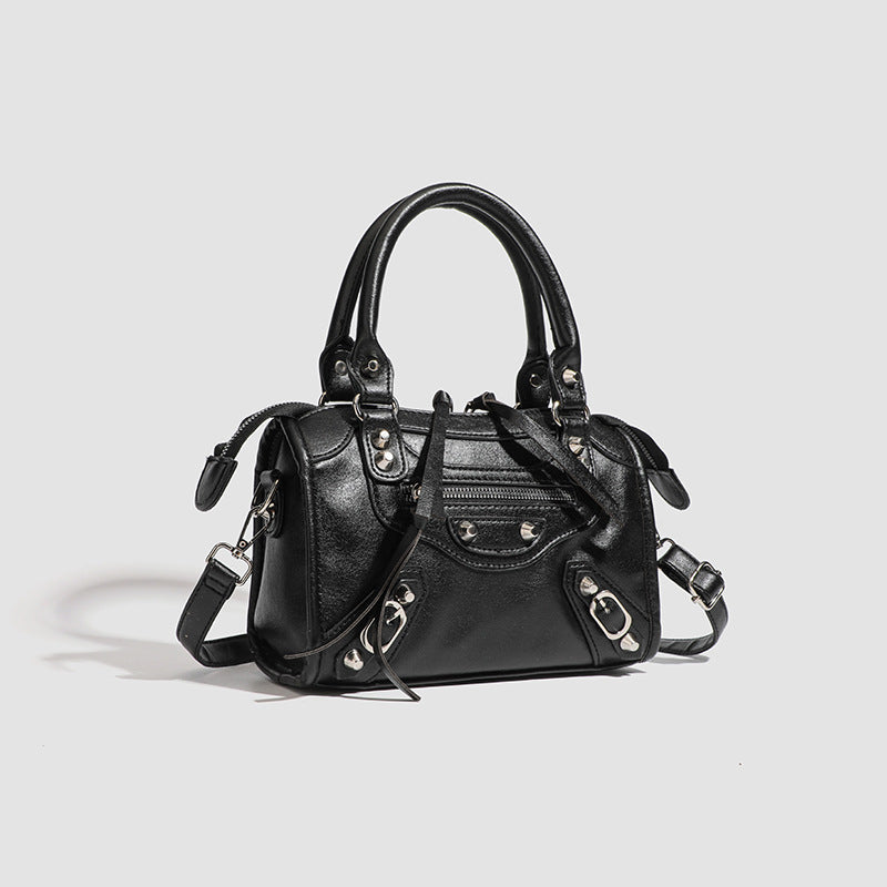Damen Mini-Handtasche mit dekorativen Metallakzenten und abnehmbarem Schulterriemen Nord Taschen