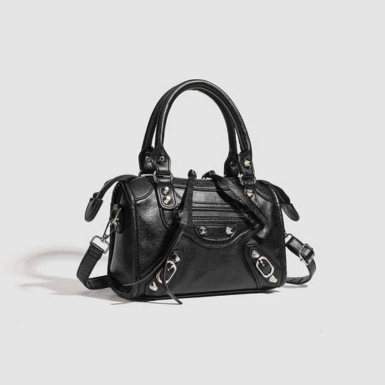 Damen Mini-Handtasche mit dekorativen Metallakzenten und abnehmbarem Schulterriemen Nord Taschen