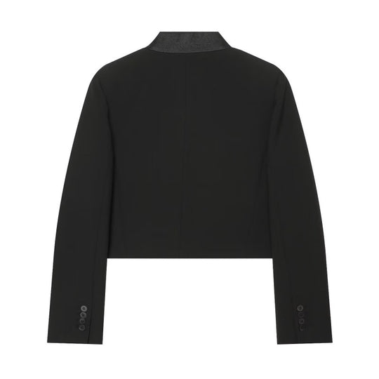 Damen Hochtaillierte weite Cropped‑Hose mit Bundfalten und elegantem Fall Nord Taschen