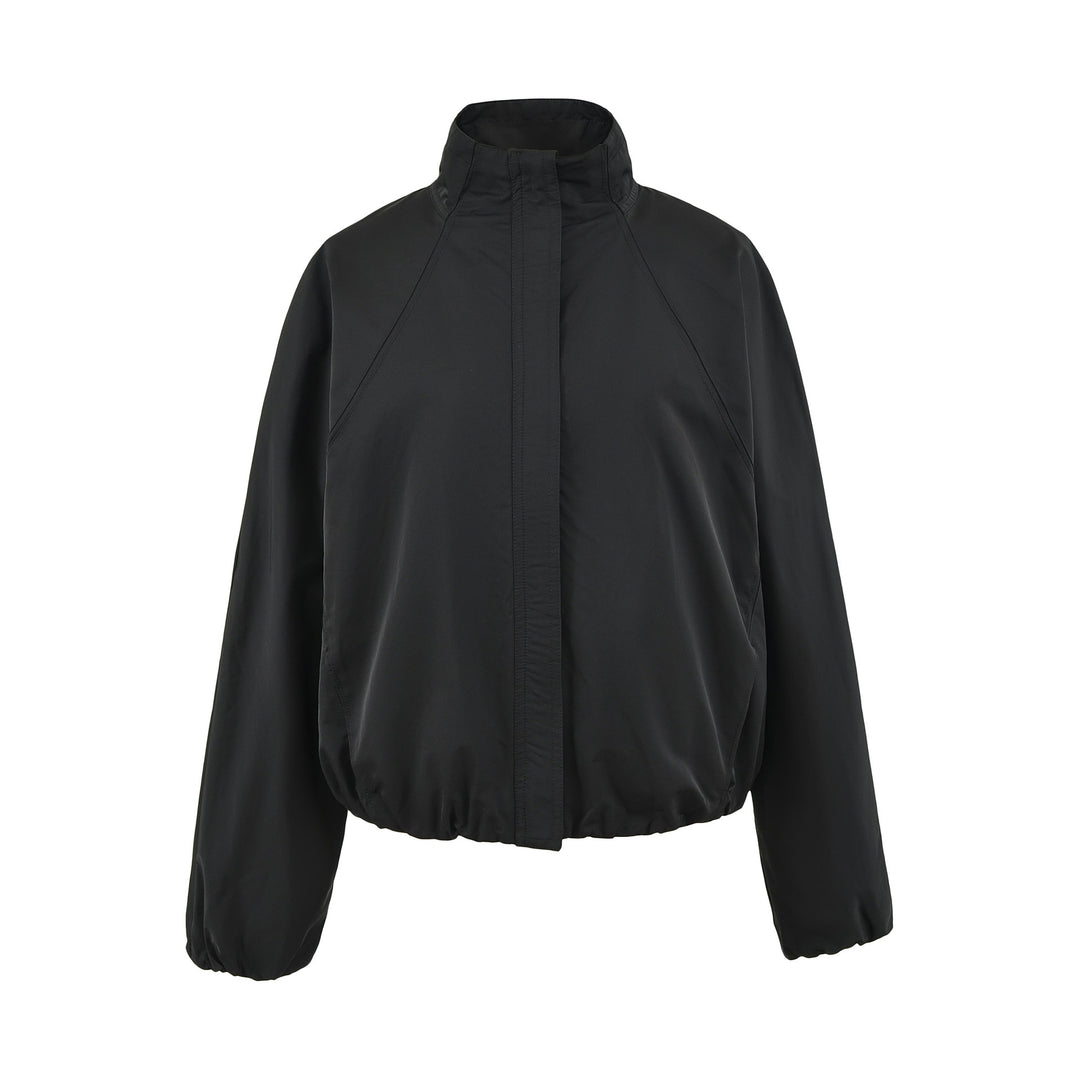Damen Leichte Regen- und Windjacke mit Stehkragen, verdecktem Reißverschluss und elastischem Saum Nord Taschen
