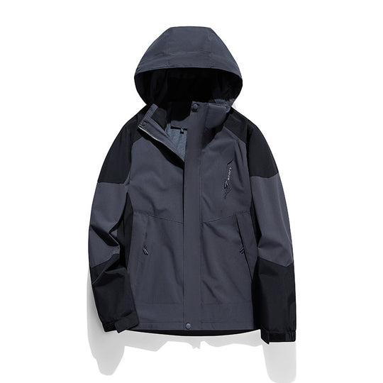Damen zweilagige Softshell‑Outdoorjacke mit abnehmbarem Fleece‑Innenlayer und Kapuze Nord Taschen
