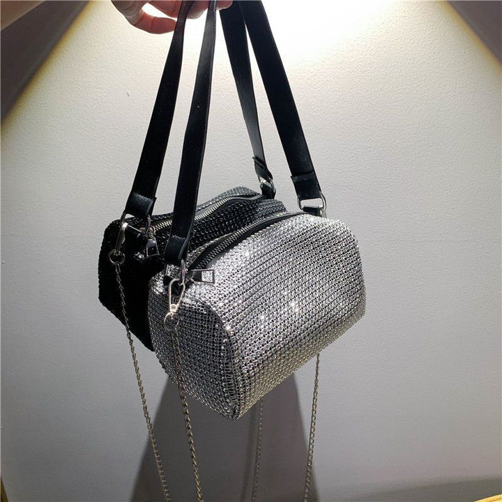Damen Glamouröse Abendtasche mit funkelnden Strasssteinen Nord Taschen