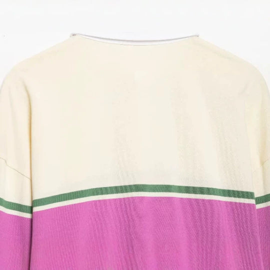 Damen Feinstrick-Poloshirt-Cardigan mit kurzem Arm und durchgehendem Reißverschluss Nord Taschen