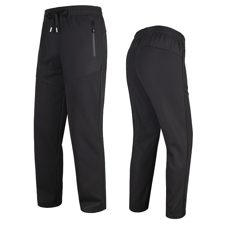 Herren Athletische Freizeit-Jogginghose mit Elastikbund, Reißverschlusstasche & ergonomischen Teilungsnähten Nord Taschen