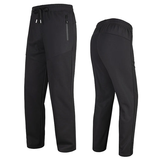 Herren Athletische Freizeit-Jogginghose mit Elastikbund, Reißverschlusstasche & ergonomischen Teilungsnähten Nord Taschen
