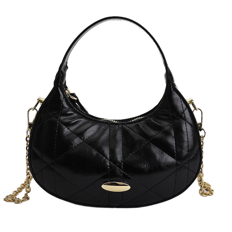 Damen elegante Hobo-Tasche mit hochwertiger Steppung Nord Taschen