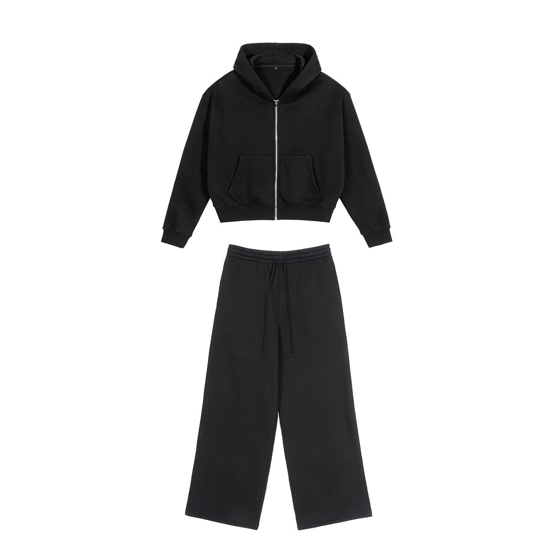 Unisex Kapuzen-Sweatjacke mit durchgehendem Reißverschluss und Kängurutasche Nord Taschen