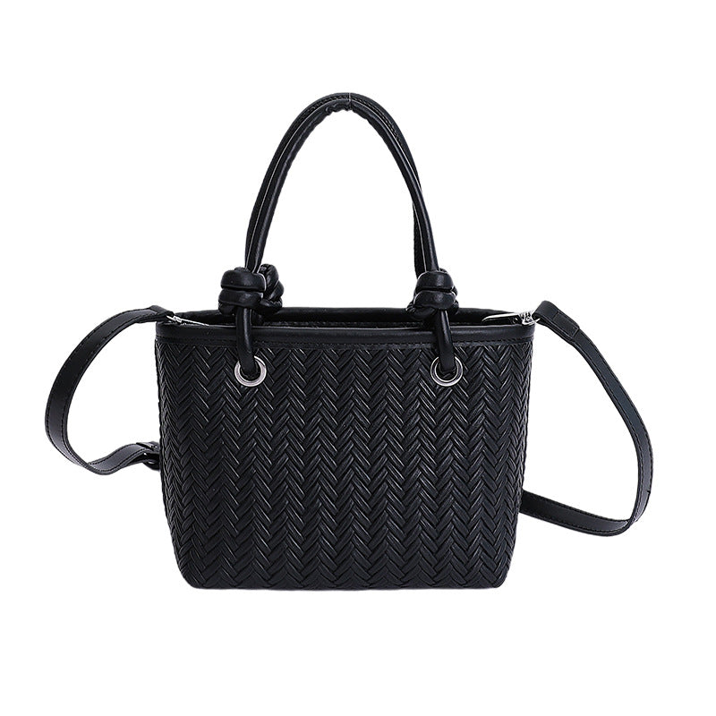 Damenhandtasche im modernen geflochtenen Design Nord Taschen