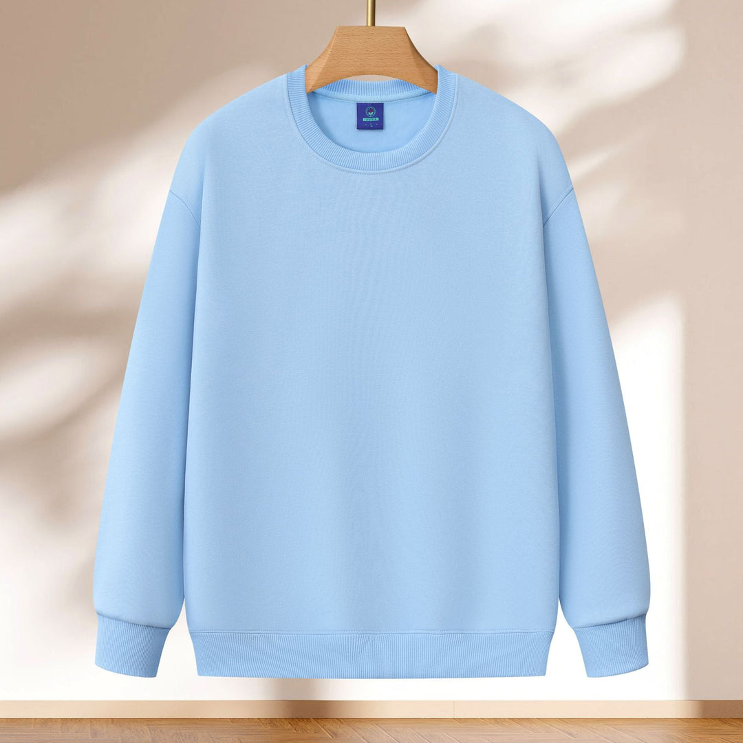 Damen lässiges Sweatshirt mit breiten Schultern und weichem Innenfutter