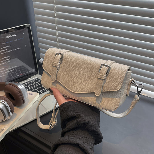 Damen elegante Umhängetasche mit strukturiertem Kunstleder und verstellbarem Schulterriemen Nord Taschen