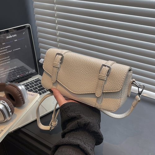 Damen elegante Umhängetasche mit strukturiertem Kunstleder und verstellbarem Schulterriemen Nord Taschen
