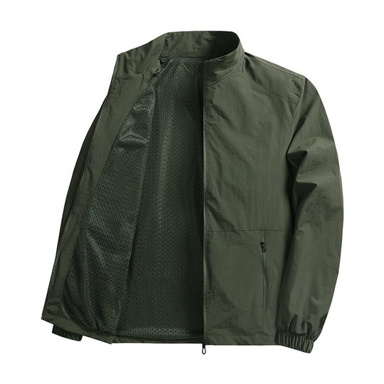 Herren Leichte Funktionsjacke mit Innenfutter Nord Taschen