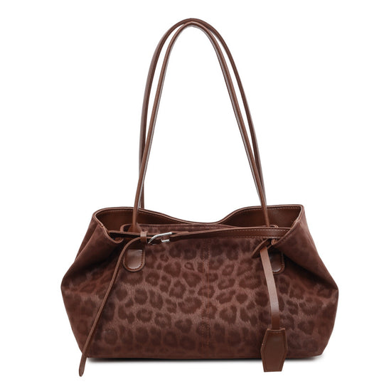 Damen Hobo-Tasche mit elegantem Leopardenmuster Nord Taschen