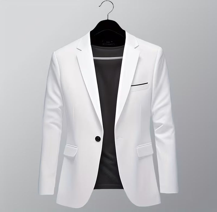 Herren taillierter Business-Sakko mit Stretchkomfort und modernem Revers Nord Taschen
