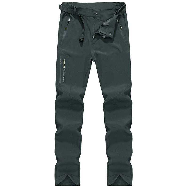 Damen Stretch-Softshell Outdoorhose mit vorgeformten Knien, verstellbarem Bund und Reißverschlusstaschen Nord Taschen