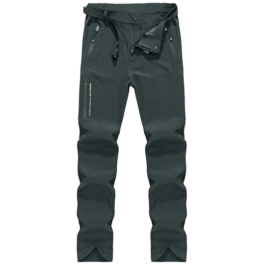 Damen Stretch-Softshell Outdoorhose mit vorgeformten Knien, verstellbarem Bund und Reißverschlusstaschen Nord Taschen