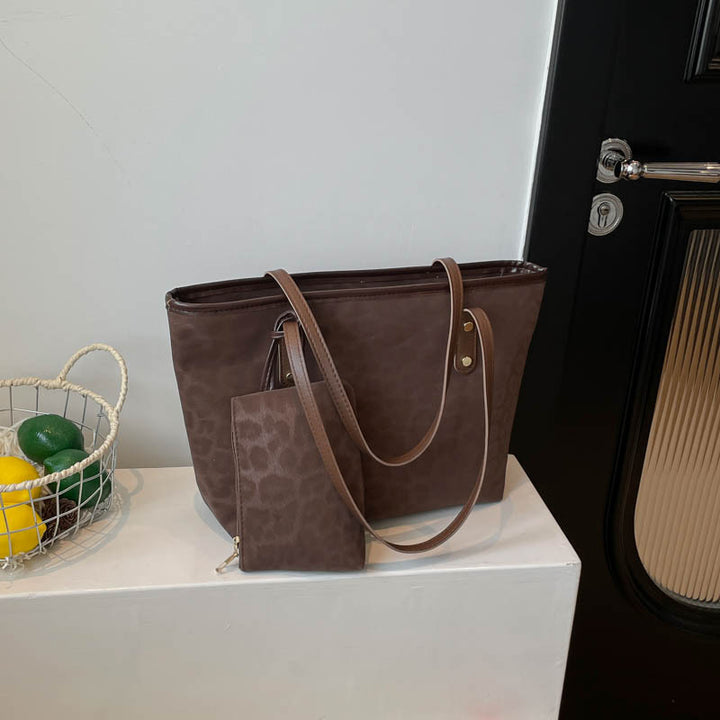 Damen elegante Shopper-Tasche mit abnehmbarem Kosmetiktäschchen Nord Taschen
