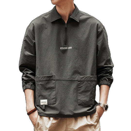 Herren Sportliches Utility-Oberteil Nord Taschen