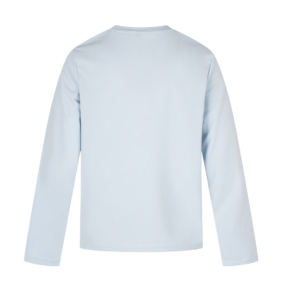 Damen Langärmliges Rundhals-Shirt mit dekorativem Print Nord Taschen
