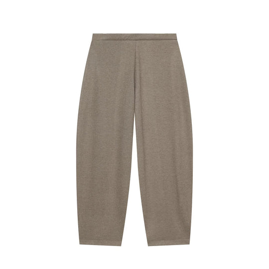 Damen Hochtaillierte konisch geschnittene Loungehose mit verdecktem Bund Nord Taschen