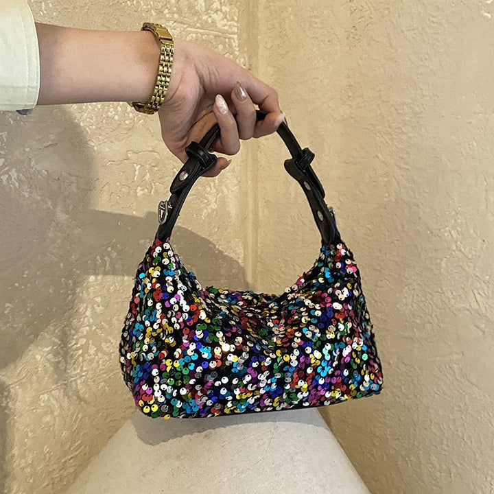 Damen Umhängetasche mit funkelndem Pailletten-Design Nord Taschen