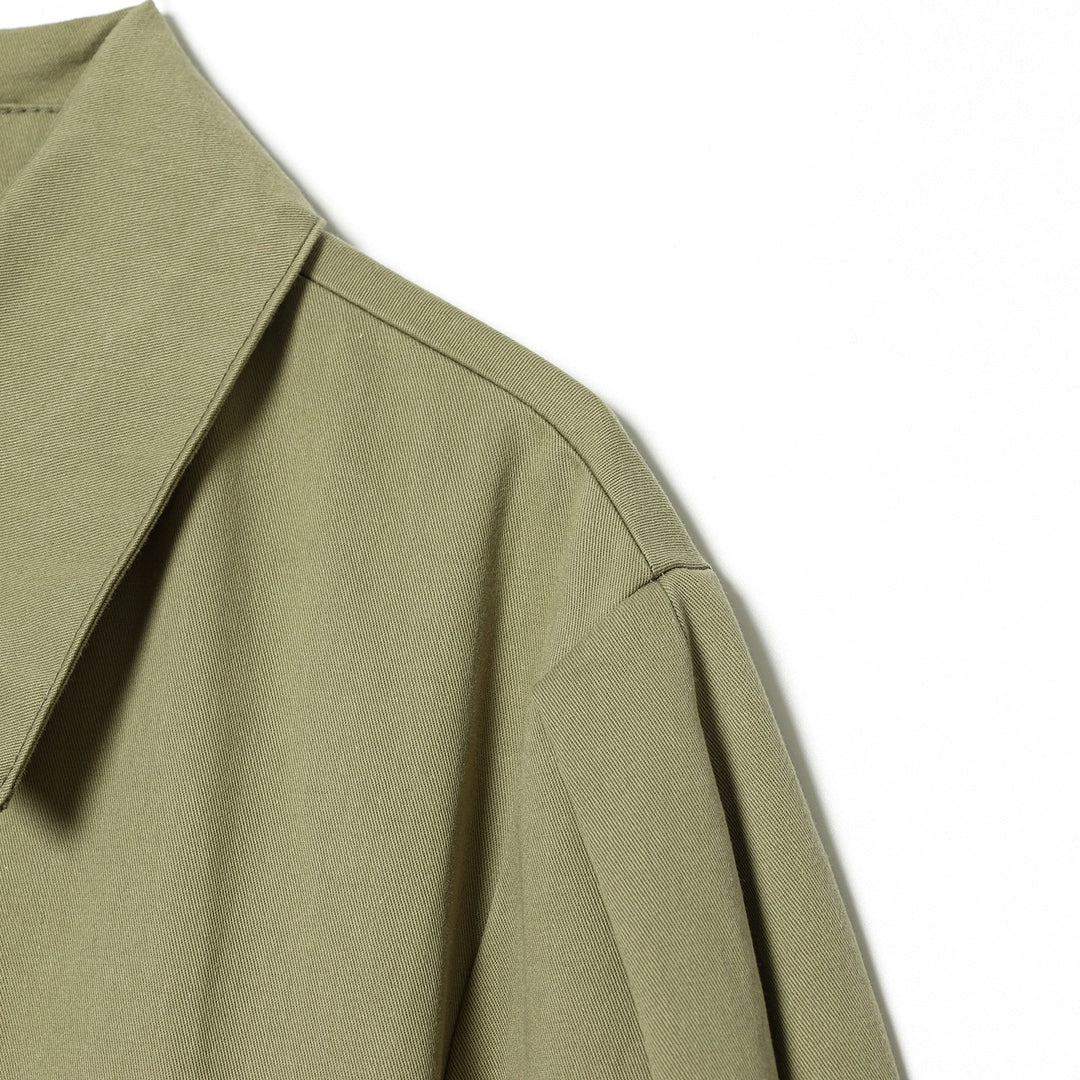 Damen Gekürzte Boxy-Utility-Jacke mit Kellerfalten und Pattentaschen Nord Taschen