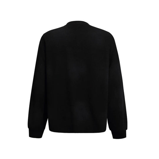Damen Oversize-Sweatshirt mit Waffelstruktur, Rundhalsausschnitt und Ruinen-Skizzenprint Nord Taschen