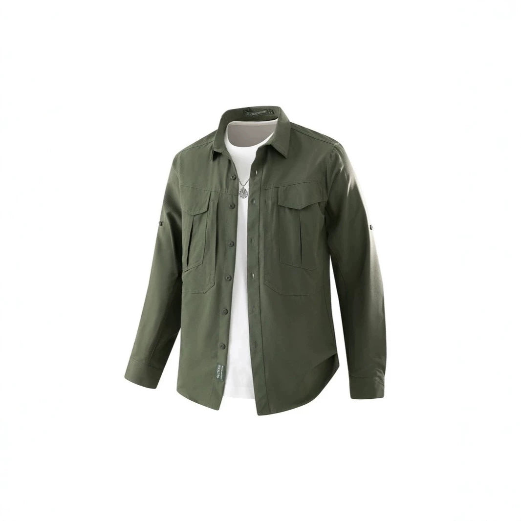 Herren Praktisches Outdoor-Hemd mit vielen Taschen Nord Taschen
