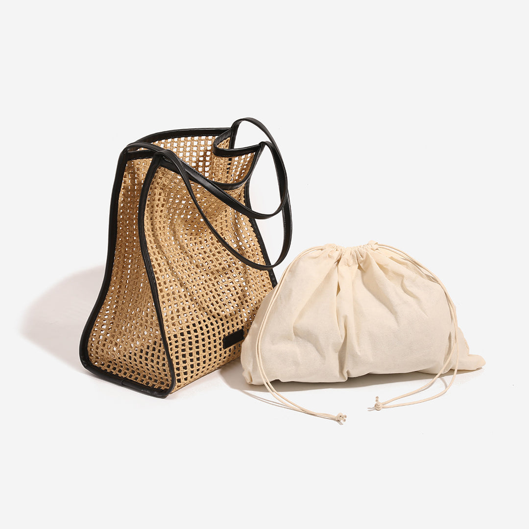 Damen Strukturierte Netz Shopper-Tasche Nord Taschen