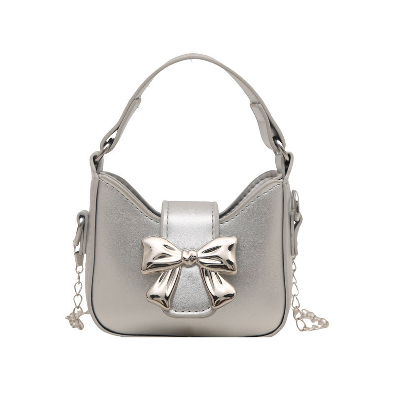 Damen charmante Handtasche mit verspieltem Schleifenakzent Nord Taschen