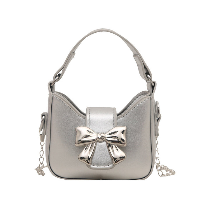 Damen charmante Handtasche mit verspieltem Schleifenakzent Nord Taschen