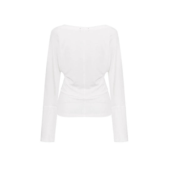 Damen Lagen-Langarmshirt mit integriertem Neckholder und Vintage-Grafik Nord Taschen
