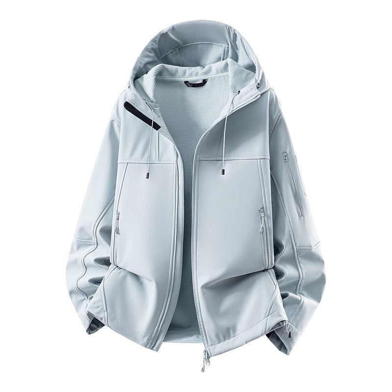 Herren Softshell-Jacke mit Fleecefutter, wasserabweisend und kapuzenverstärkung Nord Taschen
