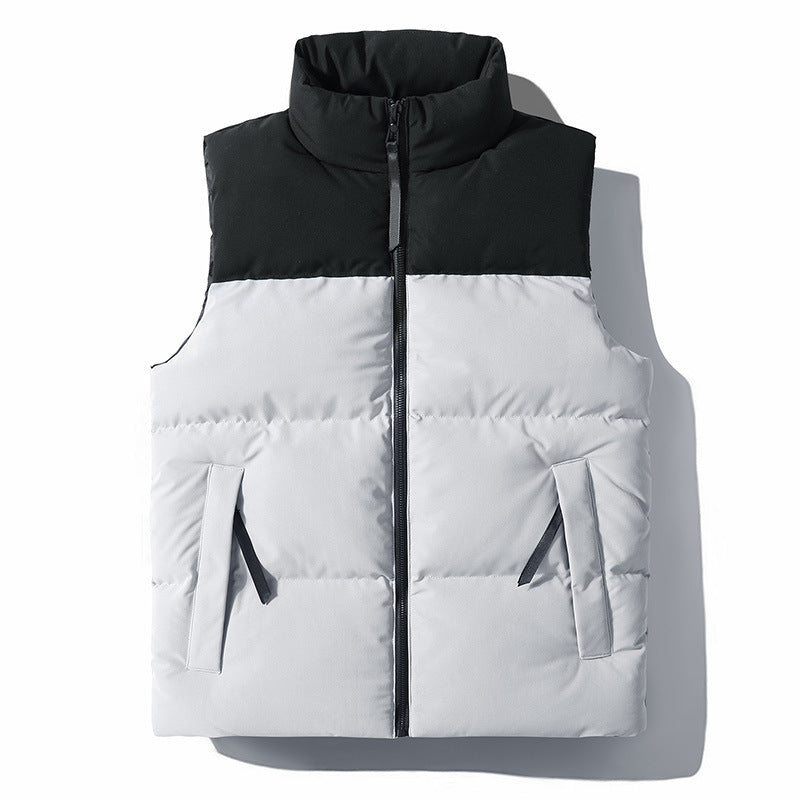 Herren Gesteppte Thermo‑Steppweste mit hohem Kragen und winddichter Schulterblende Nord Taschen