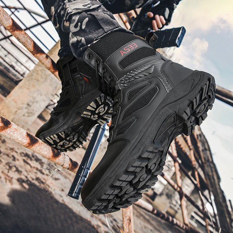 Damen Hochwertige Tactical-Stiefel mit rutschfester Profilsohle und atmungsaktiver Mesh-Verstärkung Nord Taschen