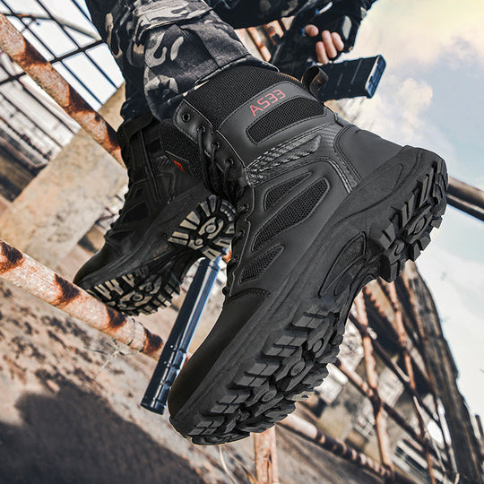 Damen Hochwertige Tactical-Stiefel mit rutschfester Profilsohle und atmungsaktiver Mesh-Verstärkung Nord Taschen